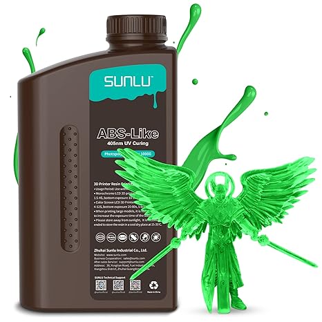 SUNLU 3D Printer Resin, 1000g ABS-Like High Toughness Resin for 4k